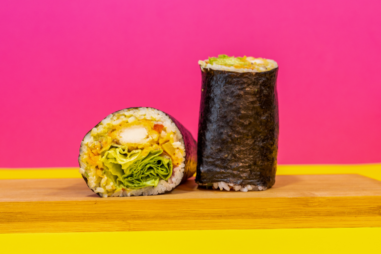 mercredis p'tits prix, Pollo sushi-burrito
